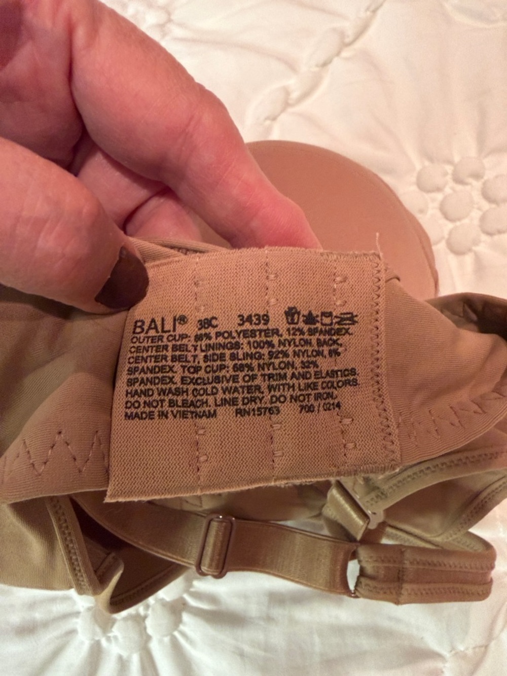 Bali Smooth T-Shirt Bra in Brown - Picture 2 of 4
